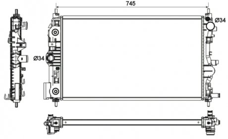 Радіатор NRF 53131