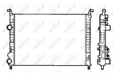 Радиатор NRF 58195 (фото 1)