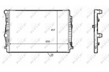 Радиатор NRF 58392