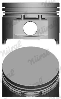 Поршень в комплекті на 1 циліндр, STD NURAL 87-104200-40 (фото 1)