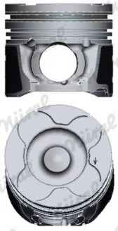 Поршень з кільцями OPEL 84.5 X22DTH/Y22DTR/Y22DTH (вир-во) NURAL 87-126007-10