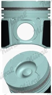 Поршень в комплекте на 1 цилиндр, STD NURAL 87-127400-00