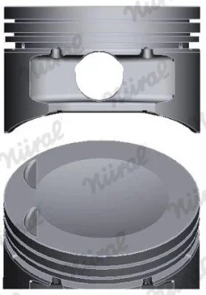 Поршень з кільцями VAG 82.50 2.0 TFSI AXX/BWA/BPY/CAWB/CCTA/CCZA TRAPEZ (вир-во) NURAL 87-438500-00