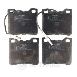 Комплект зад. тормозов, колодок (с датч.)V-Series (W638) / Vito-Series (W638) (95-03) Optimal 10096 (фото 1)
