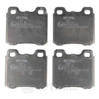 Гальмівні колодки дискові Optimal BP-09589