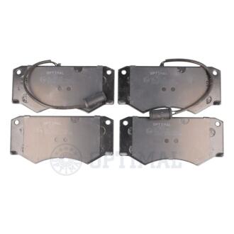 Гальмівні колодки дискові Optimal BP-09853 (фото 1)