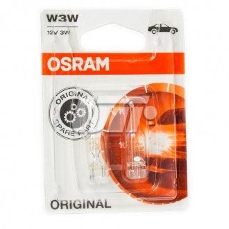 Автолампа Original W3W W2,1x9,5d 3 W прозрачная OSRAM 282102B