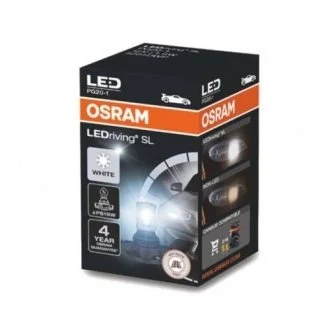 Автолампа LEDriving PS19W PG20/1 1,8 W OSRAM 5201DWP