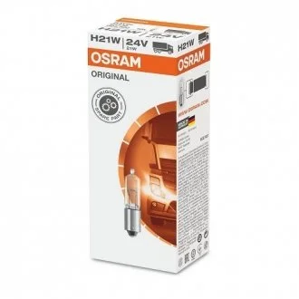 Фото 1 - автолампа Original H21W BAY9s 2 W прозрачная OSRAM 64138 Автолампа Original H21W BAY9s 2 W прозрачная OSRAM 64138 (фото 1)