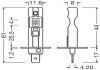 Комплект ламп (2шт.) LED H1 9W 12V P14.5S 6500К OSRAM 64150DWESYHCB (фото 3)