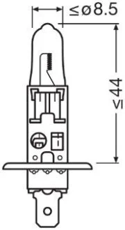 ЛАМПА H1 12V 55W P14.5s BLI Silverstar 2.0 NIGHT BREAKER SILVER OSRAM ="64150NBS1BL"