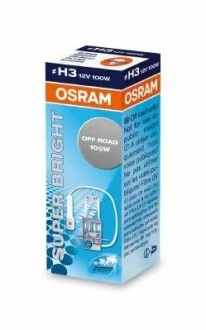 Автолампа Super Bright H3 PKY22s 100 W прозрачная OSRAM 64153SB