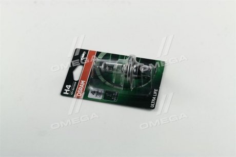 Автолампа Ultra Life H4 P43t 55 W 60 W прозрачная OSRAM 64193ULT01B (фото 1)