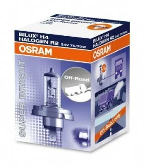 Автолампа Original R2 P45t-41 40 W 45 W прозрачная OSRAM 64199