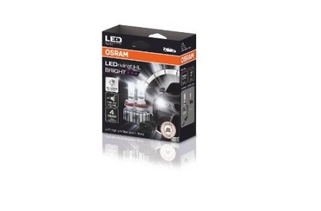 Комплект ламп (2шт.) LED H8/H9/H11/H16 19W 12V 6000К OSRAM 64211DWBRT2HFB