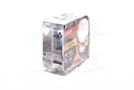 Лампа фарна H11 12V 55W PGJ19-2 NIGHT BREAKER (+200) компл. OSRAM 64211NB200-HCB