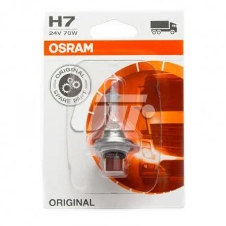 ЛАМПА H7 24V 70W PX26d BLI STANDARD - знято з виробництва OSRAM 6421501B