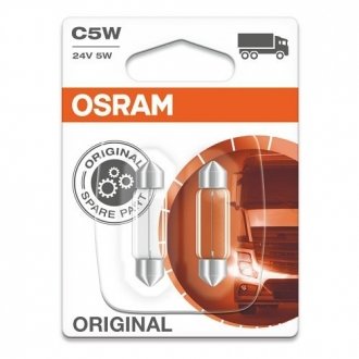 Автолампа C5W SV8,5-8 5 W прозрачная OSRAM 642302B (фото 1)