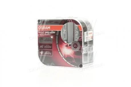 Автолампа Xenarc Night Breaker Laser D2S P32d-2 35 W прозрачная OSRAM 66240XNLHCB (фото 1)