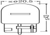 ЛАМПА 21W 12V WX3X16D BLI2 OSRAM 7504-02b (фото 3)