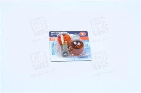 Автолампа Original PY21W BAU15s 21 W оранжевая OSRAM 750702B