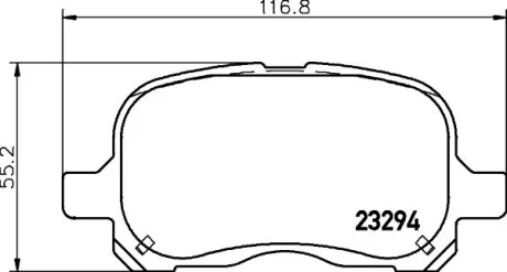 Гальмівні колодки PAGID T1229