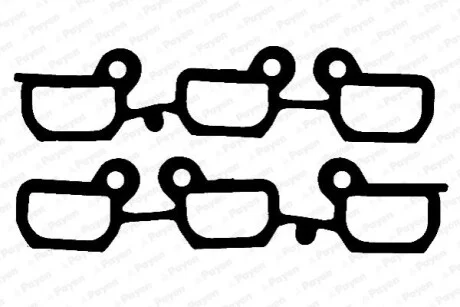 Прокладки колектора (компл.) IN (SET) BMW M52/M52B25(VANOS)/M54 98- (вир-во) Payen HA5023