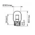 Автолампа Philips WY21W WX3x16d 21 W оранжевая PHILIPS 12071B2 (фото 3)