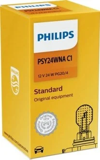 Автолампа Standard PSY24W PG20/4 24 W оранжевая PHILIPS 12188NAC1