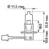 Лампа (Набір 2шт) H3 24В 70Вт PK22S Master Duty Blue Vision PHILIPS 13336MDBVS2 (фото 3)