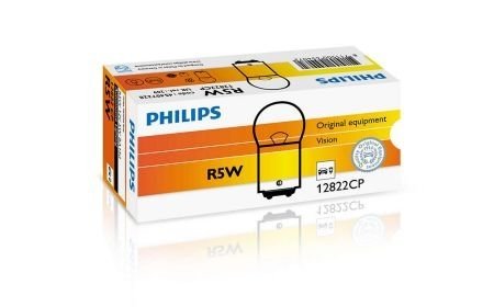 Автомобільна лампа: 12 [В] R5W Vision 5W цоколь BA15d PHILIPS 45407228 (фото 1)