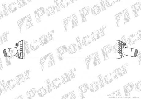 Інтеркулер AUDI A4 2.7 TDI 08-16 Polcar 1337J8-2 (фото 1)