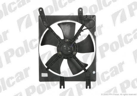 Вентилятор радіатора Chevrolet Lacetti, Daewoo Nubira 1.4-2.0D 05.03- Polcar 250523W3 (фото 1)