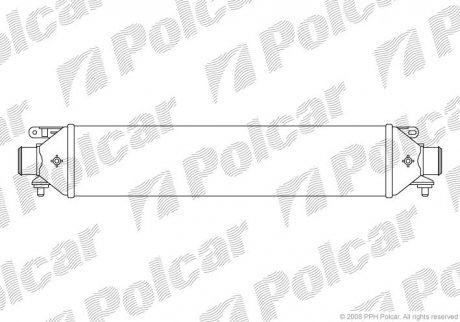 Інтеркулер Fiat Doblo 1.6D/2.0D 10- Polcar 3024J8-3