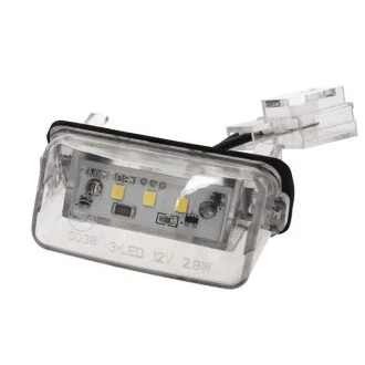 Ліхтар підсвітки номерного знака Citroen Berlingo, C3 Picasso, C4 Picasso I, Xsara Picasso Peugeot 206, 207, 306, 307, 406, 407 06.94- Polcar 57909580E