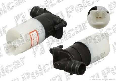 Насос стеклоомывателя Citroen Berlingo 06-/Renault Laguna II/Peugeot Partner 06- Polcar 6012PS-1