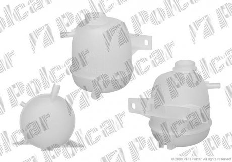 Бачок компенсаційний Renault Clio II 1.2-1.6 16V, 1.9 D Polcar 6015ZB-1 (фото 1)