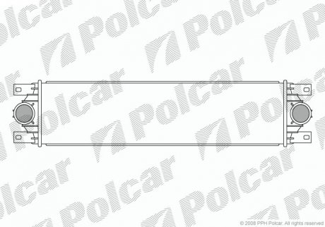 Интеркулер Renault Master / Opel Movano II 1.9 / 2.2 / 2.5 dCi 02- Polcar 6042J8-1