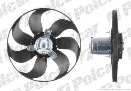 Вентилятор радиатора VW Passat 1.6-2.9 02.88-05.97 Polcar 954623U4 (фото 1)