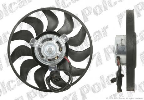 Вентилятор радиатора VW T4 1.9D-2.5 280mm Polcar 956623U1 (фото 1)