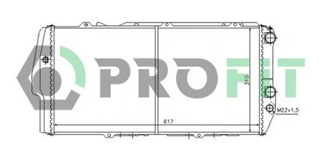 Радиатор охлаждения PROFIT PR 0011A1