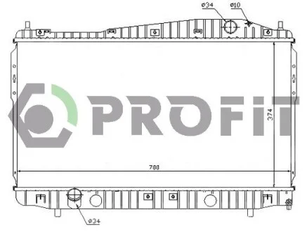 Радіатор охолодження PROFIT PR 1705A5