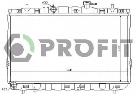 Радіатор охолодження PROFIT PR 1806A1
