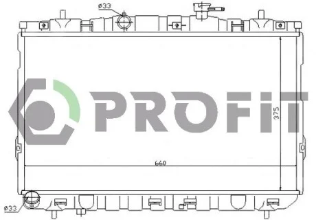 Радиатор охлаждения PROFIT PR 1806A1