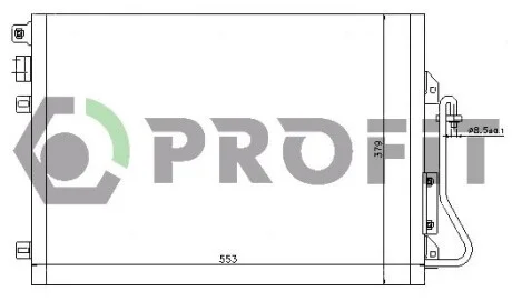 Радиатор кондиционера PROFIT PR 1914C1