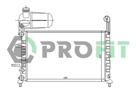 Радиатор охлаждения PROFIT PR 2410A1
