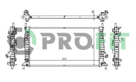 Радиатор охлаждения PROFIT PR 2563A1