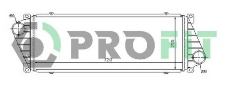 Радиатор наддува PROFIT PR 3646T1