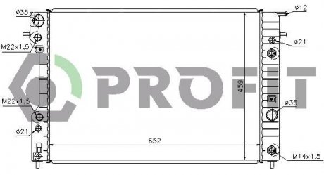 Радіатор охолодження PROFIT PR 5080A1