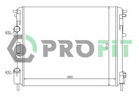 Радіатор охолодження PROFIT PR 6032A1